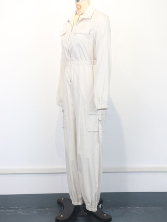 Cargo-Overall mit elastischem Bund und Taschen für Damen 2026