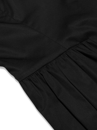 Abitino nero con spalline sottili Mini abiti svasati per festa di compleanno