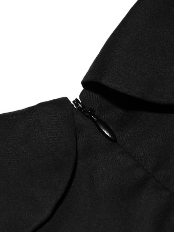 Abitino nero con spalline sottili Mini abiti svasati per festa di compleanno