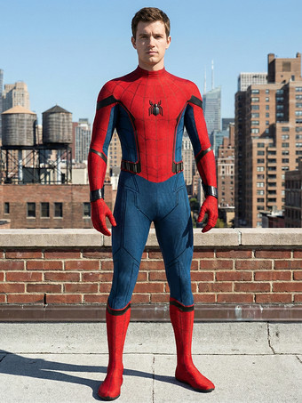 レッド スパイダーマン ホームカミング ピーター パーカー コスプレ スーツ