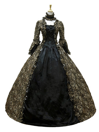 グレイ中世 ドレス 宮廷ドレス 女性用 プリンセス 貴族ドレス レッド 長袖 バロック風 パーティー レトロ ヨーロッパ 宮廷風 中世 ドレス・貴族ドレス バーガンディ