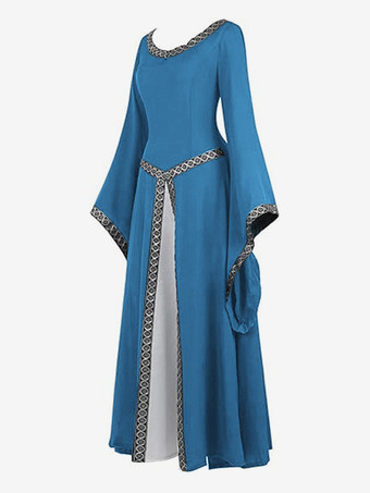 Disfraces retro negros para mujer vestido elegante para baile de máscaras Borgoña