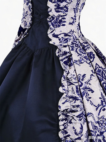 プリンセス 宮廷ドレス 女性用 貴族ドレス 中世 ドレス レッド 長袖 コットン サテン 祝日 ドレス バロック風 中世 ドレス・貴族ドレス ヨーロッパ 宮廷風 レトロ バーガンディ