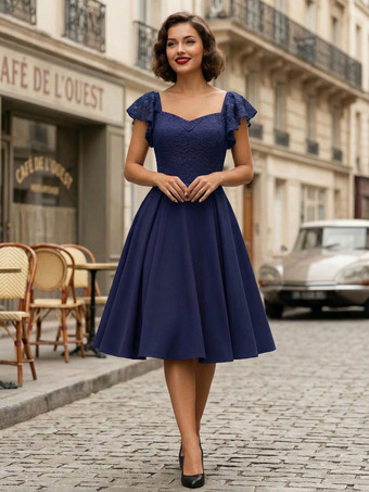 50er Jahre Audrey Hepburn Stil Vintage Glamour Kleid Burgund ärmellos V-Ausschnitt Rockabilly Kleid Retro Kleid