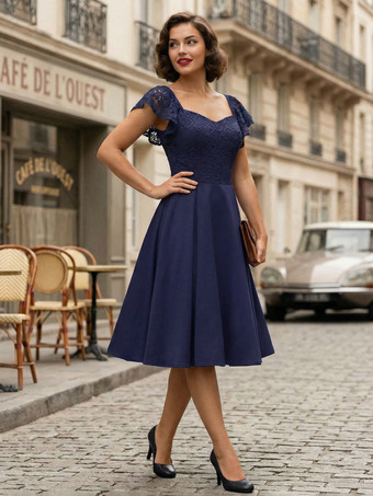 50er Jahre Audrey Hepburn Stil Vintage Glamour Kleid Burgund ärmellos V-Ausschnitt Rockabilly Kleid Retro Kleid