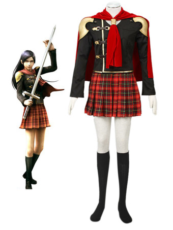 Final Fantasy Type-0 Suzaku Peristylium Class Zero NO.12 Queen Cosplay Costume