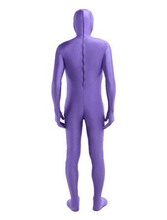 全身タイツ　パープルタイツ　ピュア　透明人間　ニンジャ　舞台　演劇　仮装　変装　パーティー衣装　イベント　宴会　コスチューム