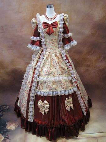 red royal princess dress