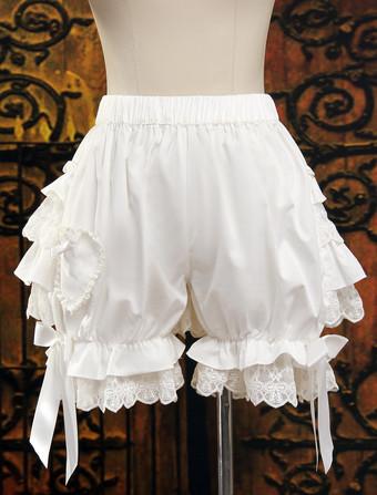 Ruffled Lace Bloomer Lolita Shorts kawaii fashion