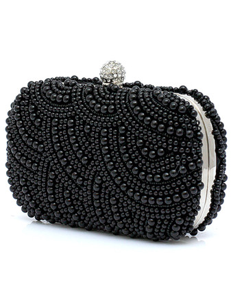 Sac à main de mariée pochette de mariage blanche
