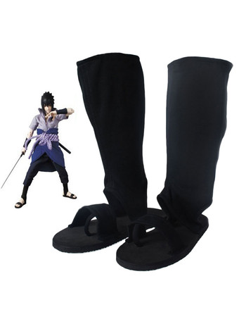 Naruto Uchiha Sasuke Halloween Cosplay Sapatos 2024 Dia Das Bruxas