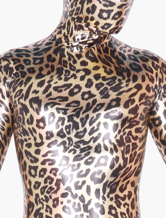 アニマル全身タイツ アニマルゼンタイ　ゼンタイ　ヒョウ柄　動物コスチューム　シャイニーメタリック　大人用　歓送迎会　忘年会　余興　パーティー　ハロウィン　2025