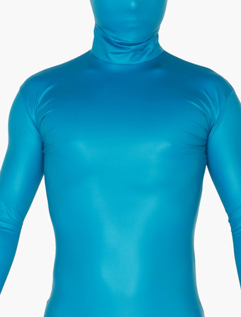 全身タイツ　ブルー　男女兼用　ピュア　ニンジャ　舞台　演劇　仮装　変装　パーティー衣装　イベント　宴会　コスチューム　ハロウィン