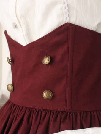 ゴシックロリータドレス ミリタリーロリータ クロスリグレッションヴィクトリアン ヴィンテージSKロリータスカート