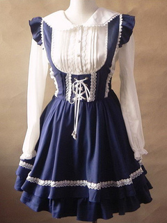 Lolitashow Sweet Lolita Dress Kawaii JSK Neverland Jumper Skirt