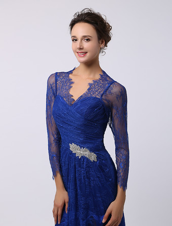 Robe de mère de mariée manche longue transparente au sol robe de cocktail de mariage