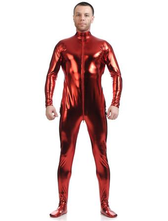 ROFISH Unicolor Catsuit Disfraz Mujer Disfraz Zentai Halloween