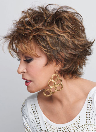 ショートウィッグ　フルウィッグ　耐熱ファイバー　女性用　ストレート　ストリートウェア　シック＆モダン　