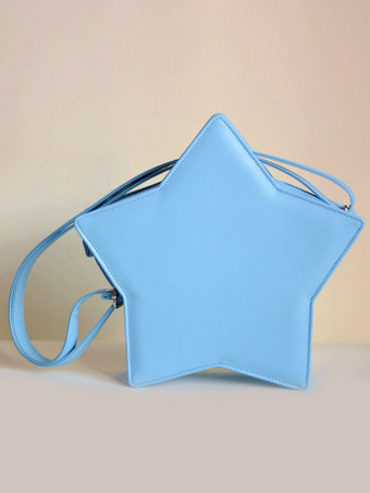 ライトスカイブルーロリィタアクセサリー　ポリウレタン／PU　新作　可愛い　ストリートウェア　