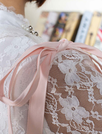 可愛いロリータドレス　2025　甘い　ピンク　フラワープリント　中華風のロリータレーストリムスカート　サスペンダー付き　アイドル衣装　