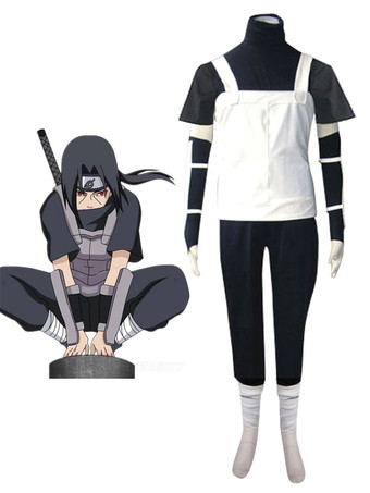 Naruto Uchiha Itachi Halloween Cosplay Fantasia Anbu uniforme