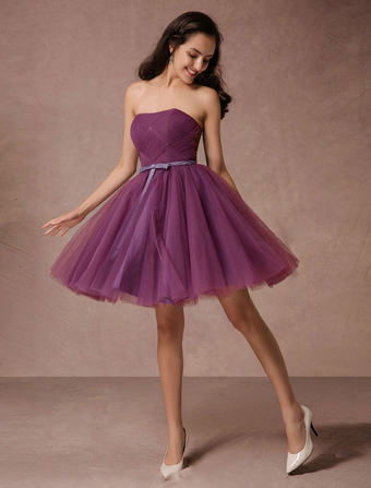 Comprar vestido de dama de honor corto de diversos estilos | Milanoo.com