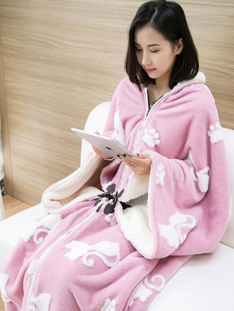 Onesie Snuggie Pajamas Christmas Sleeved Blanket Winter Sleepwear For Adult Costume Halloween onesie pajamas