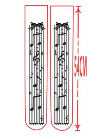 ロリィタ靴下　ブラック　ソックス　ポリエステル　スウィート　
