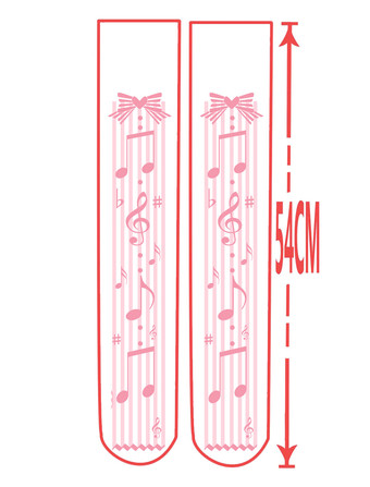 ロリィタ靴下　ピンク　ソックス　ポリエステル　スウィート　