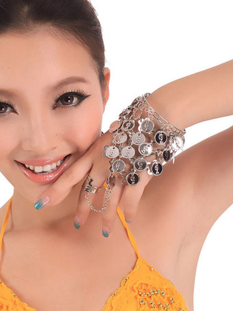 ベリーダンス衣装　ゴールド　合金　ベリーダンス　大人用　女性用　ブレスレット　ベリーダンサー　