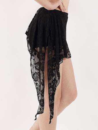 ブラック ベリーダンス衣装　大人用　レース　女性用　ベリーダンサー　サッシュベルト　ベリーダンス　2026