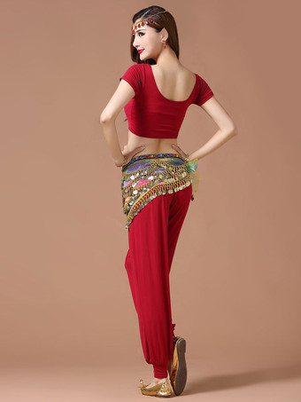 ベリーダンス衣装　大人用　ボイル　女性用　ベリーダンサー　サッシュベルト　ベリーダンス　