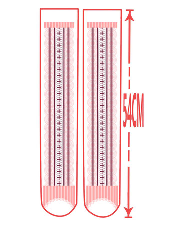 ロリィタ靴下　ピンク　ソックス　ベルベット　カジュアル　スウィート　