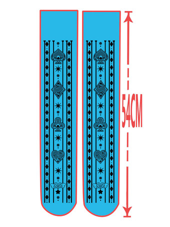 ロリィタ靴下　ゴシック　ベルベット　カジュアル　ソックス　