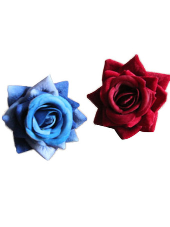 ロリィタ手飾り　ゴシック　リング　ストリートウェア　シルクフラワー　バラ　