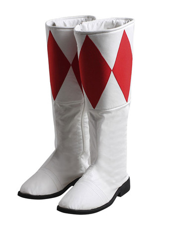 Halloween Cospaly Schuhe von Power RangersOverall&mit Gürtel&und Schuhe Fasching Kostüm