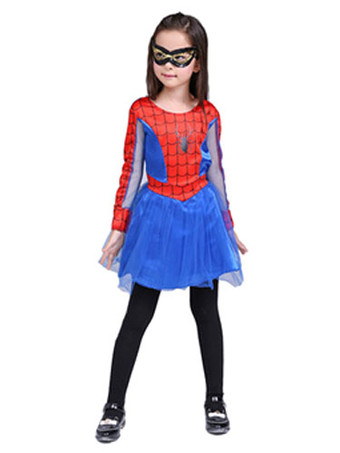 Disfraz de niños Carnaval Disfraz de Niños Spiderman rojo gracioso Spandex con vestido& máscara  Disfraz Carnaval 