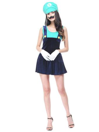 Super Mario Brothers Mario With Skirt Women's Costume