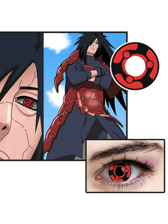 Naruto Uchiha Madara Sharingan Cosplay Contact Lenses