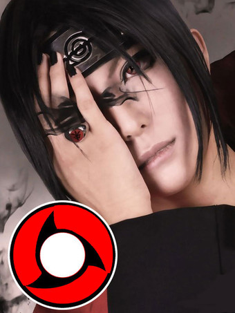 2024 Naruto Uchiha Itachi Sharingan Cosplay Kontaktlinsen