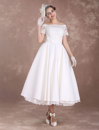 short vintage wedding dresses