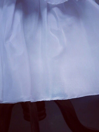 ロリィタペチコート　ホワイト　無地　ポリエステル　クラシック＆トラディション　お茶会　