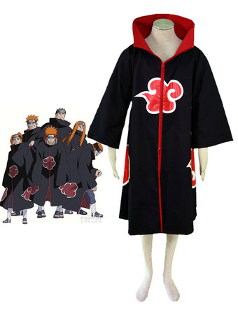 Naruto Akatsuki Cloak Halloween Cosplay Costume