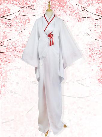 Shippuden hyuga hinata quimono vestido de casamento cosplay traje