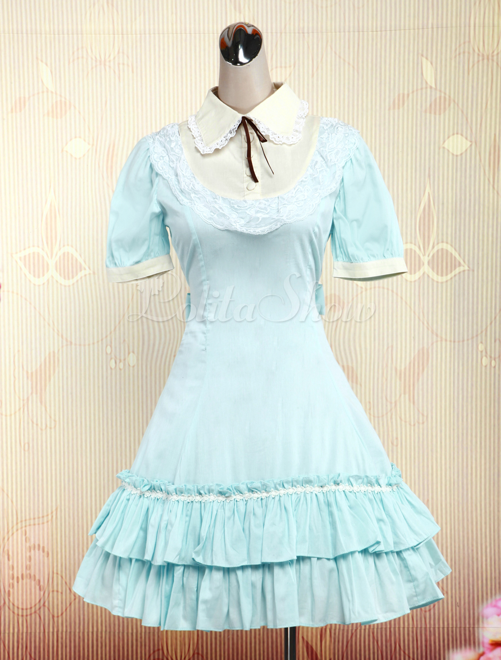 short light blue dress