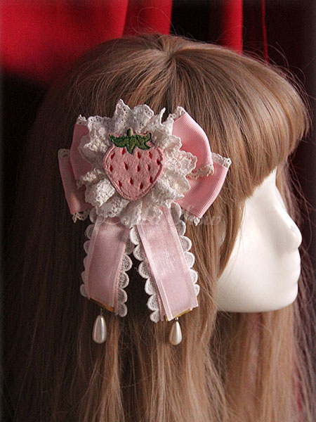 pink hair accessories