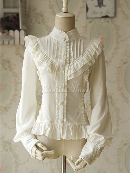 chiffon lace blouse