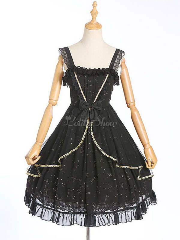 jumper skirt black
