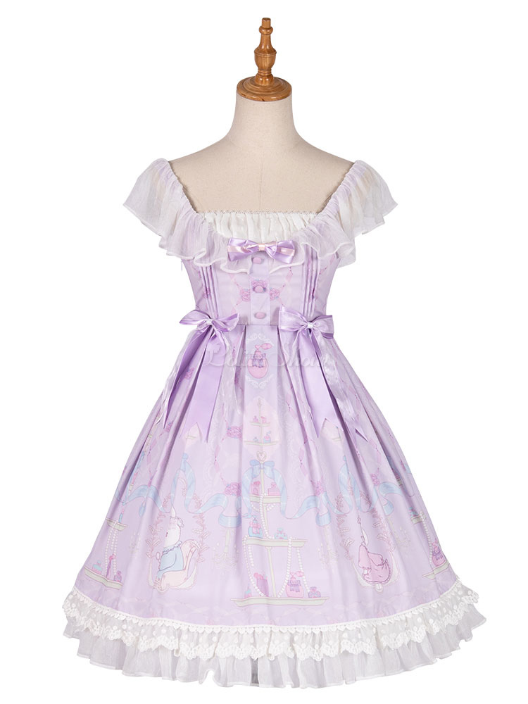 lavender lolita dress