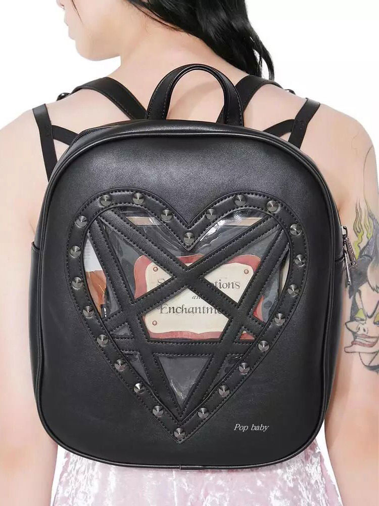 black rivet backpack